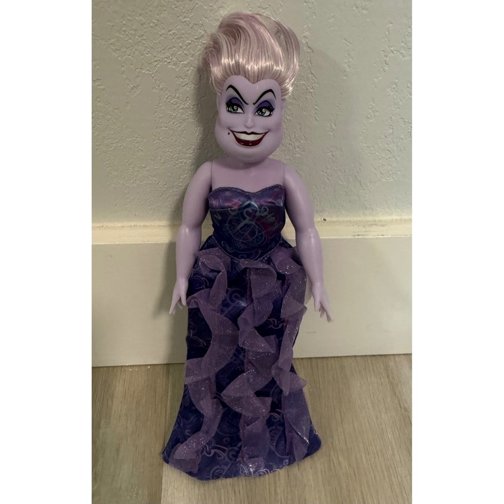 Disney Ursula Fashion Doll Kids 12" Purple Excellent Sea Witch Little Mermaid